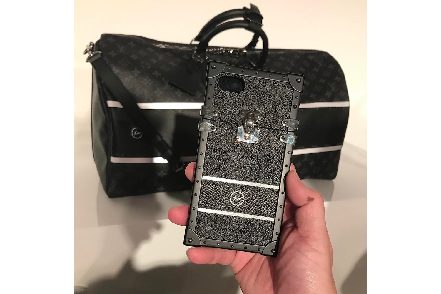 fragment design x Louis Vuitton Eye-Trunk iPhone Case First Look