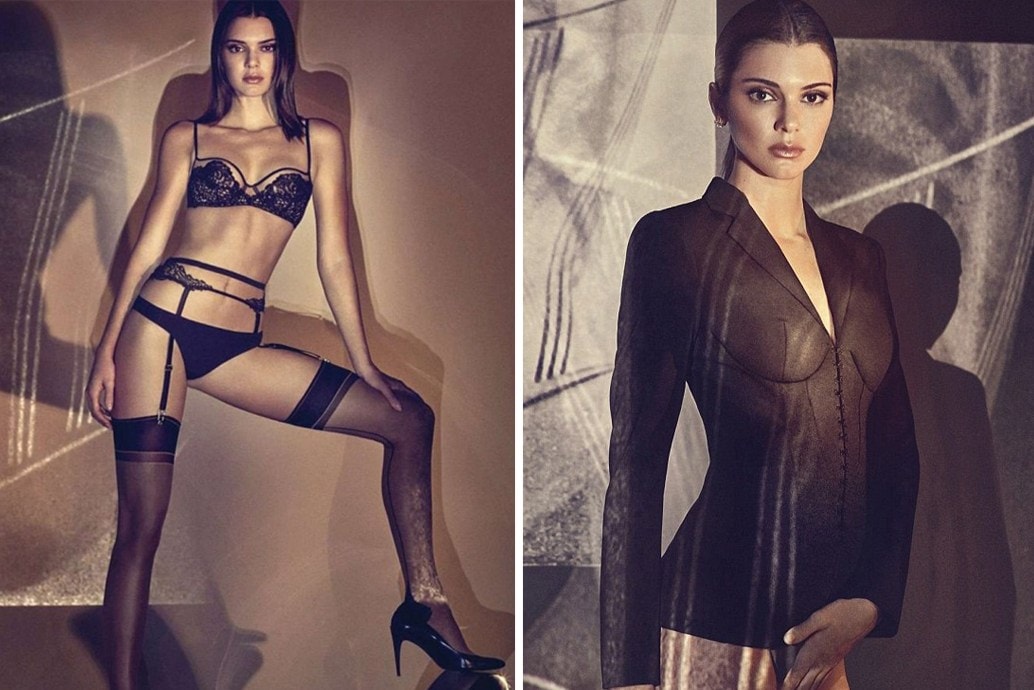 Kendall Jenner Takes It Off in 2017 Spring Summer La Perla Campaign