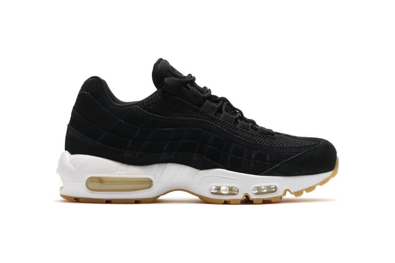 Nike Black & White Air Max 95 Gum Sole