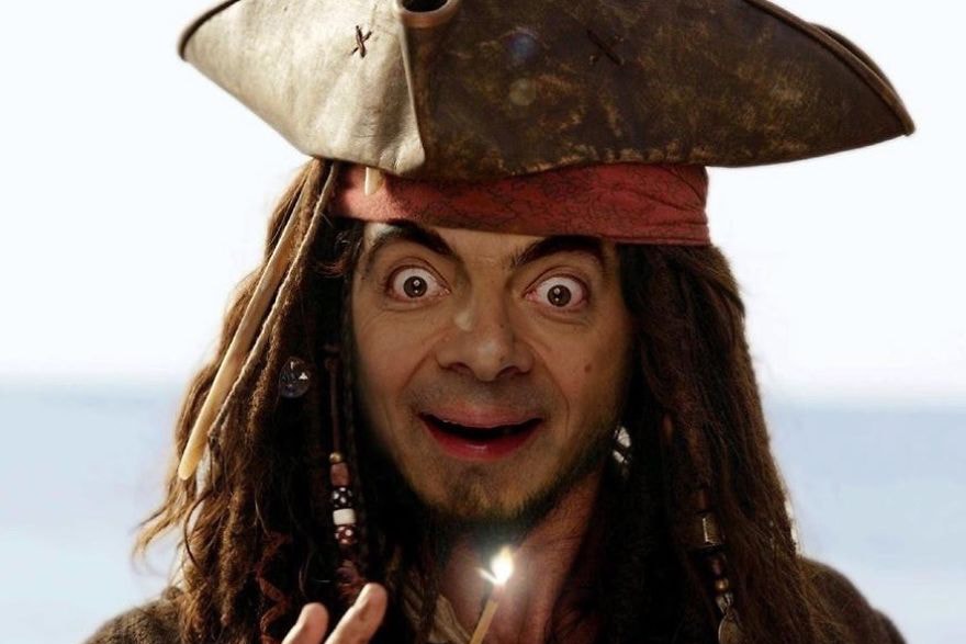 當 Mr. Bean 的樣子被惡搞改圖到不同人物臉上