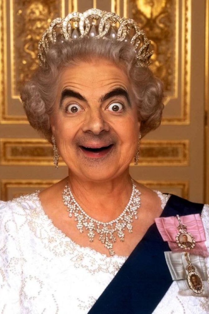 當 Mr. Bean 的樣子被惡搞改圖到不同人物臉上