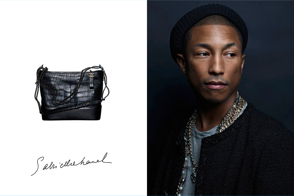 Pharrell Williams Chanel Gabrielle Handbag Campaign
