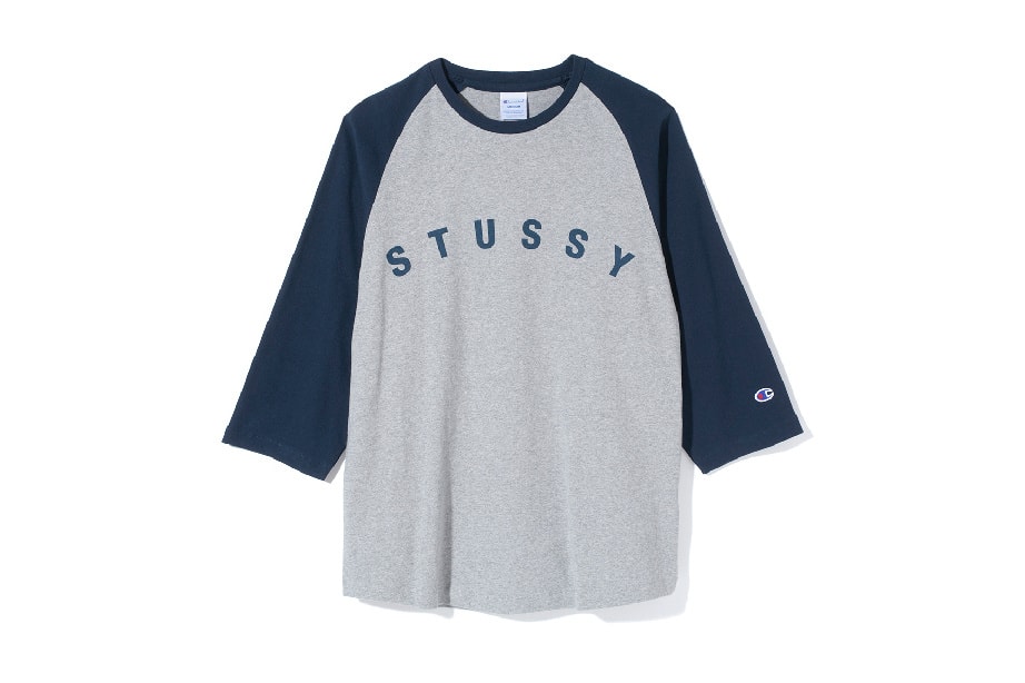 Stüssy x Champion 2017 Spring/Summer Coach Jacket Raglan T-shirt