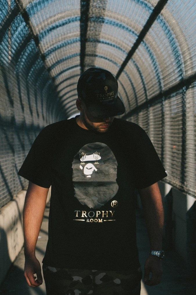 TROPHY ROOM x A Bathing Ape Lookbook