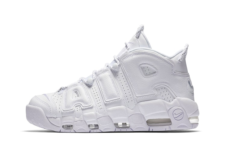 Nike Air More Uptempo「Triple White」全白登場