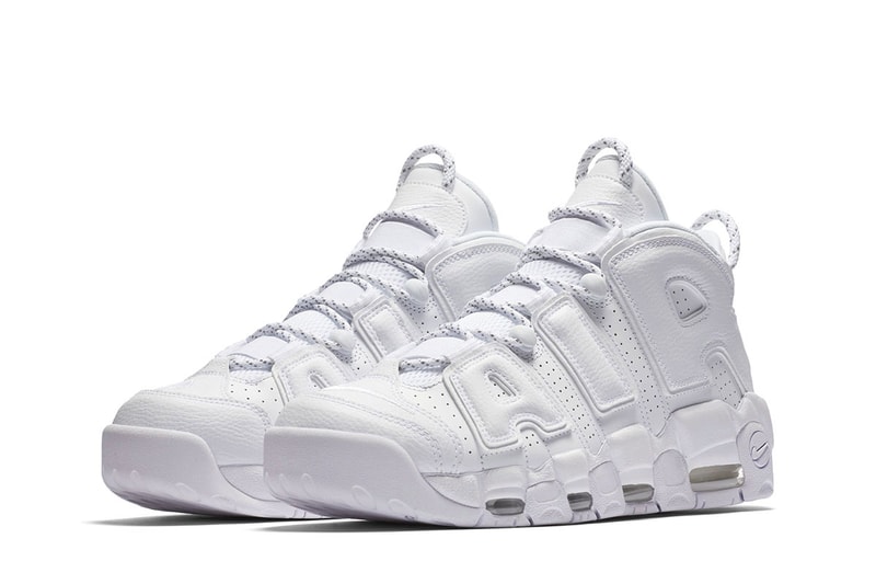 Nike Air More Uptempo「Triple White」全白登場