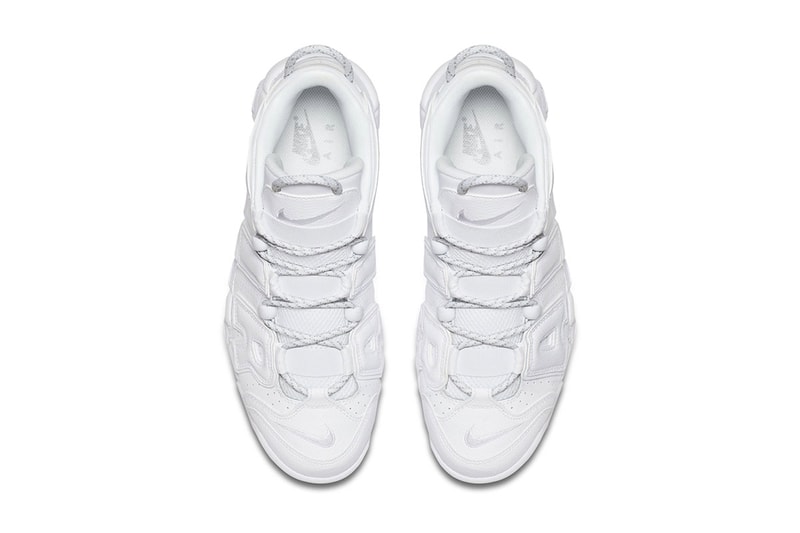 Nike Air More Uptempo「Triple White」全白登場