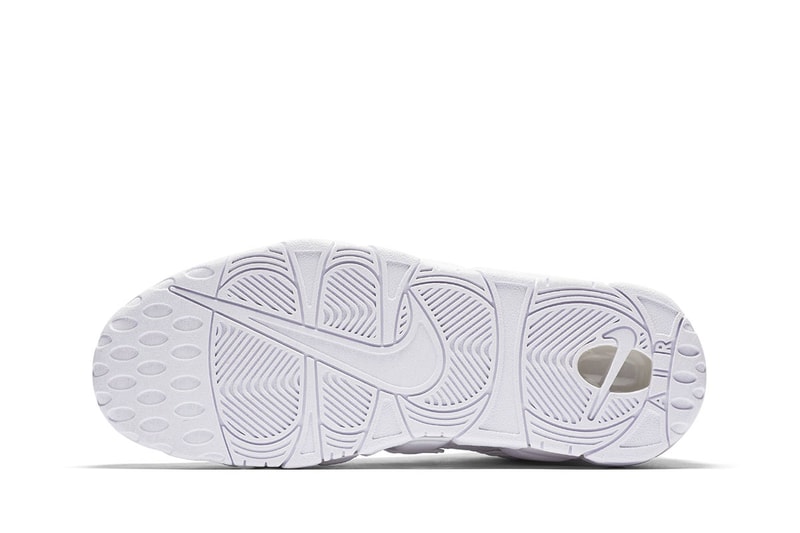 Nike Air More Uptempo「Triple White」全白登場