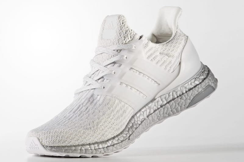 adidas UltraBOOST 3.0 全新配色設計「Crystal White」