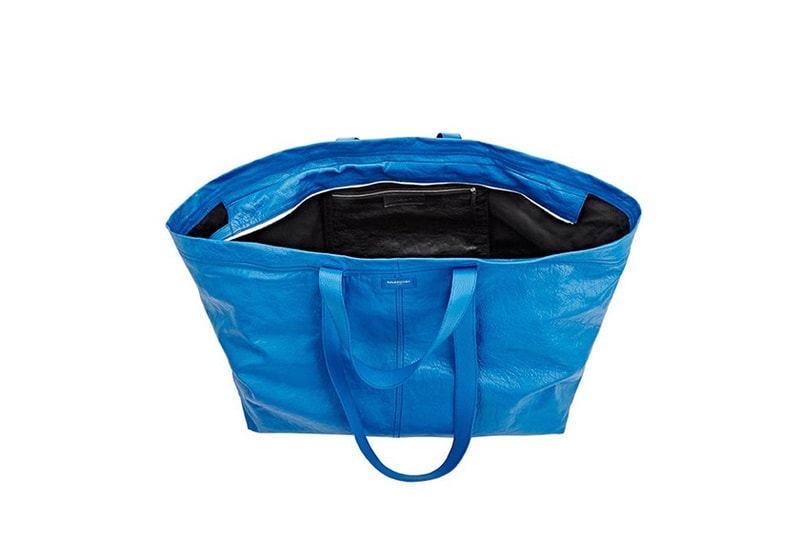 致敬 IKEA 經典購物袋－BALENCIAGA 皮革新品登場