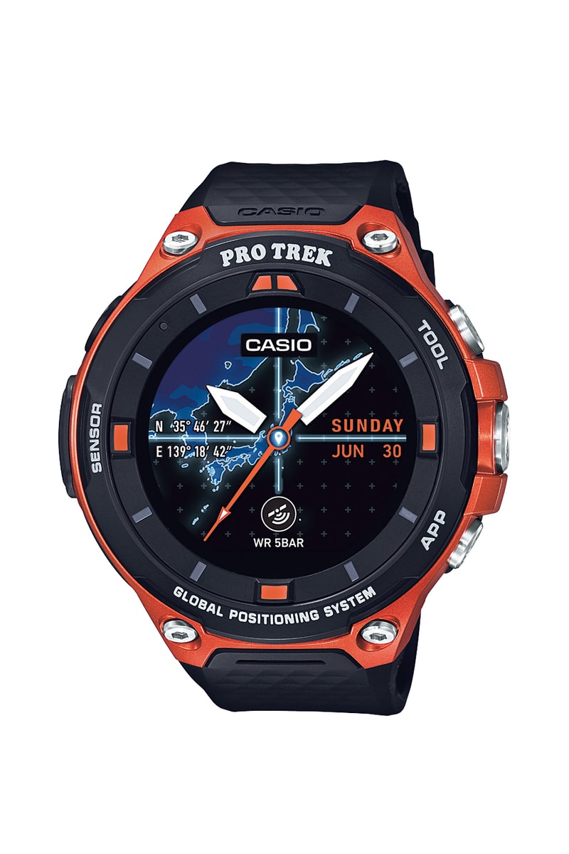 CASIO 全新第二代戶外智能手錶 WSD-F20 即將上架
