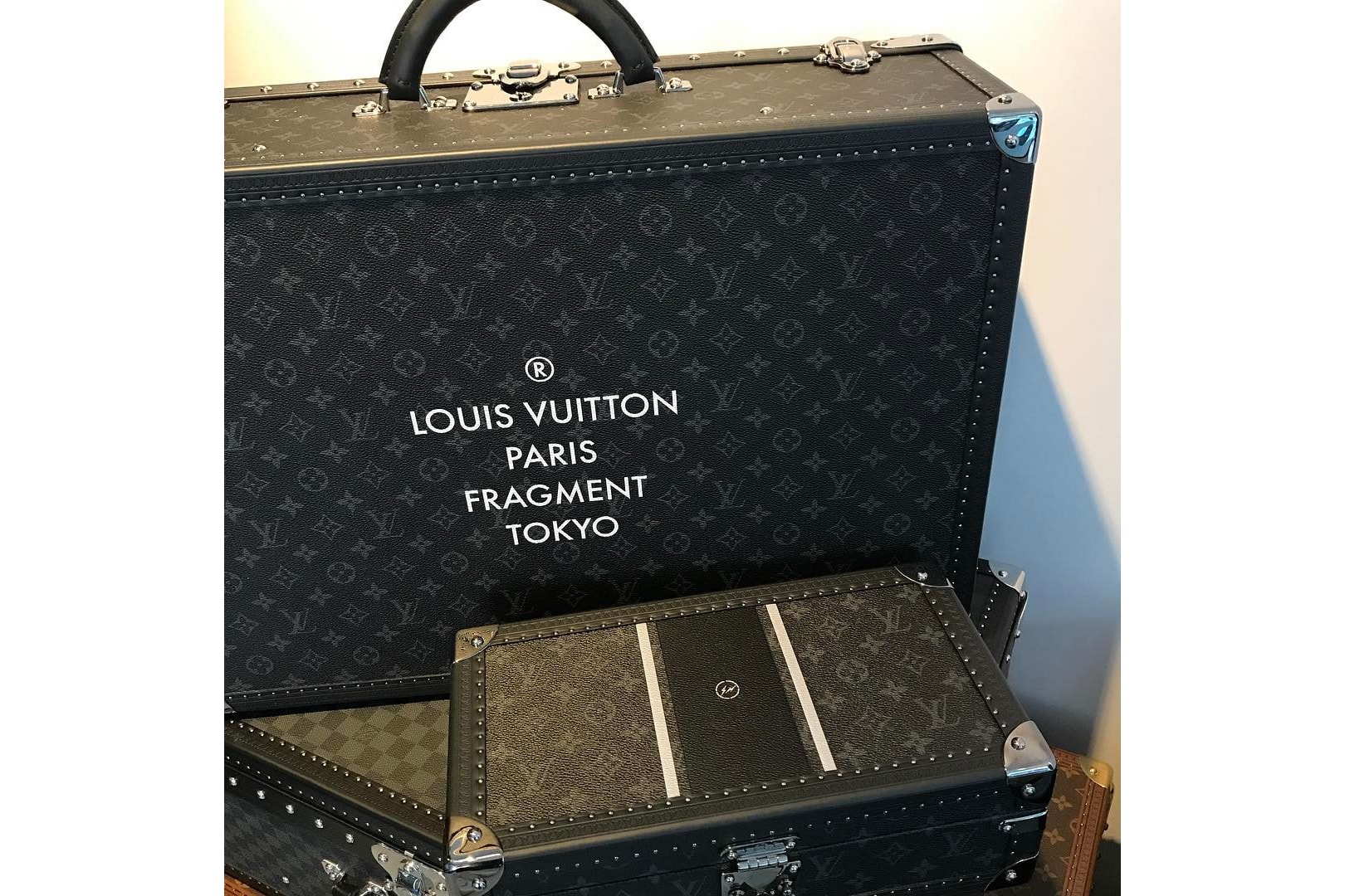fragment design x Louis Vuitton Trunk First Look