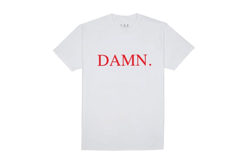 TDE 為 Kendrick Lamar 新專輯《DAMN》打造紀念 T-shirt