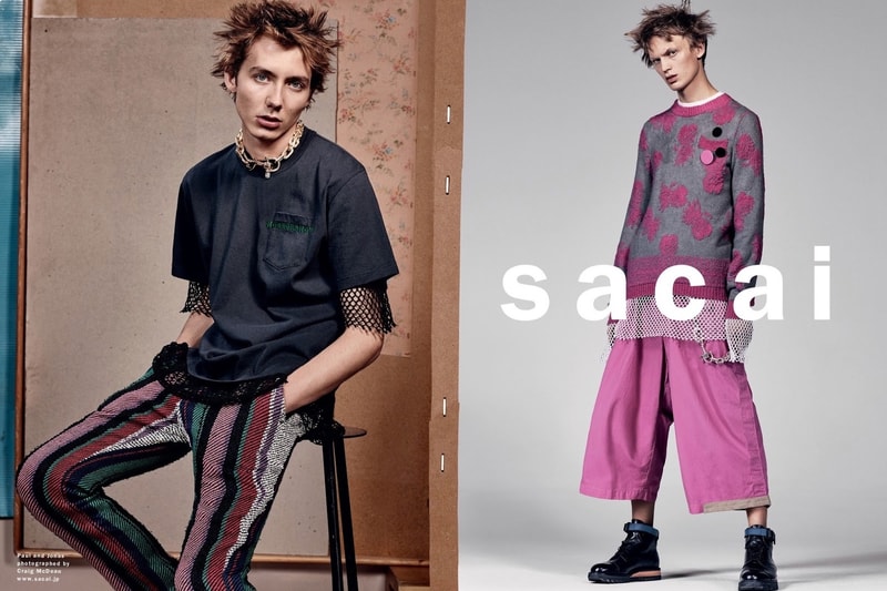 sacai 2017 spring summer men's collection