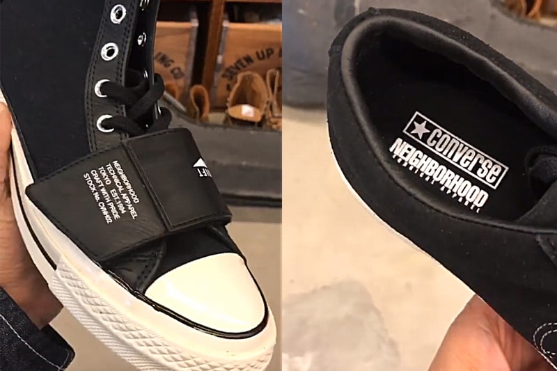 率先預覽 NEIGHBORHOOD x Converse 全新聯名鞋款系列