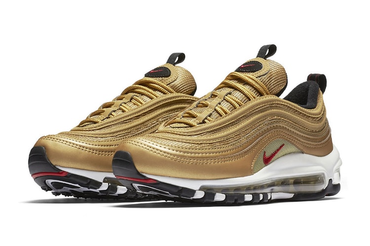 Nike Air Max 97 OG「Metallic Gold」復刻配色官方圖片釋出