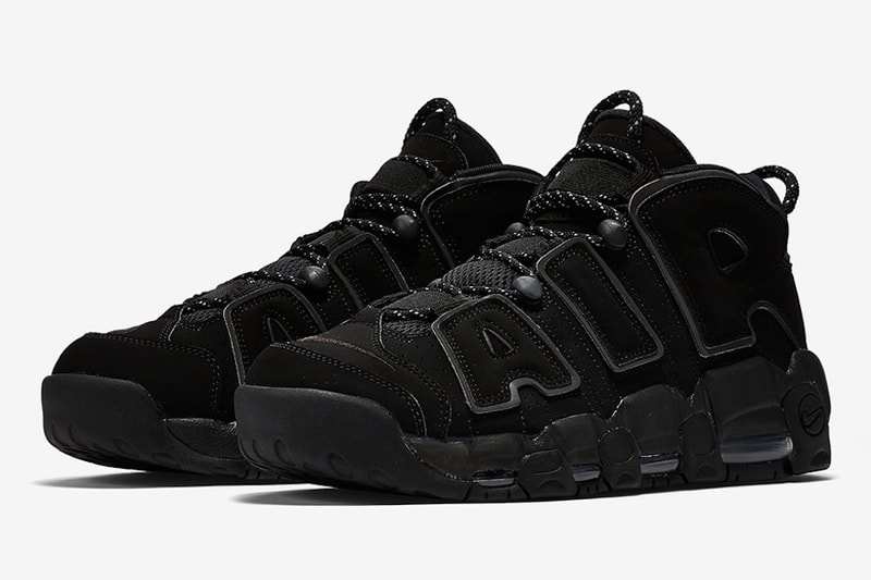 Nike Air More Uptempo 迎來全新「Triple Black」配色