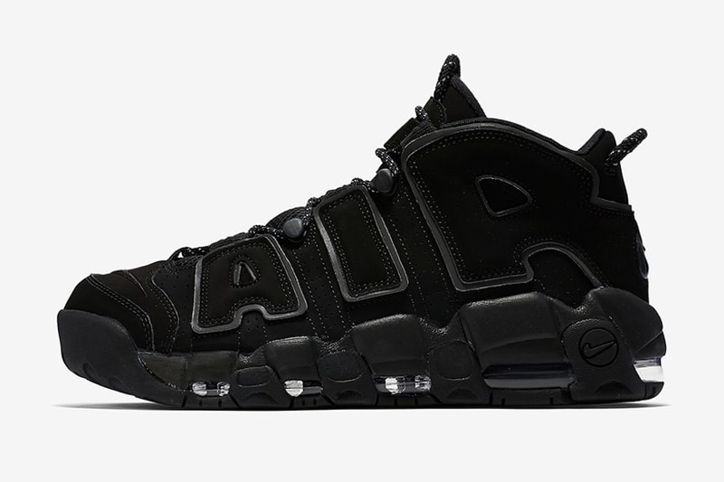 Nike Air More Uptempo 迎來全新「Triple Black」配色