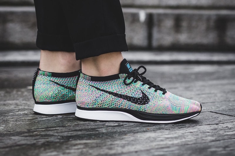 Nike Flyknit Racer 2017 “Multicolor” On Feet