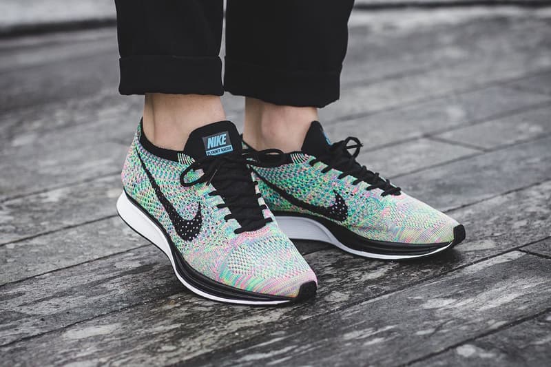 Nike Flyknit Racer 2017 “Multicolor” On Feet