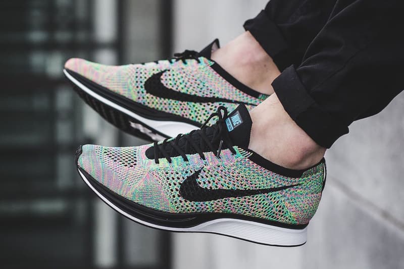 Nike Flyknit Racer 2017 “Multicolor” On Feet