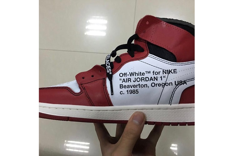 OFF-WHITE x Air Jordan 1 聯名鞋款曝光?
