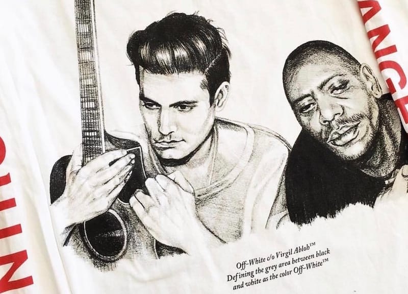 OFF-WHITE 為 John Mayer & Dave Chappelle 音樂會「CONTROLLED DANGER」打造限定 T-Shirt