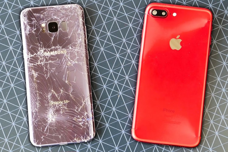 機皇之爭!Samsung Galaxy S8 Plus vs iPhone 7 Plus 跌落測試影片