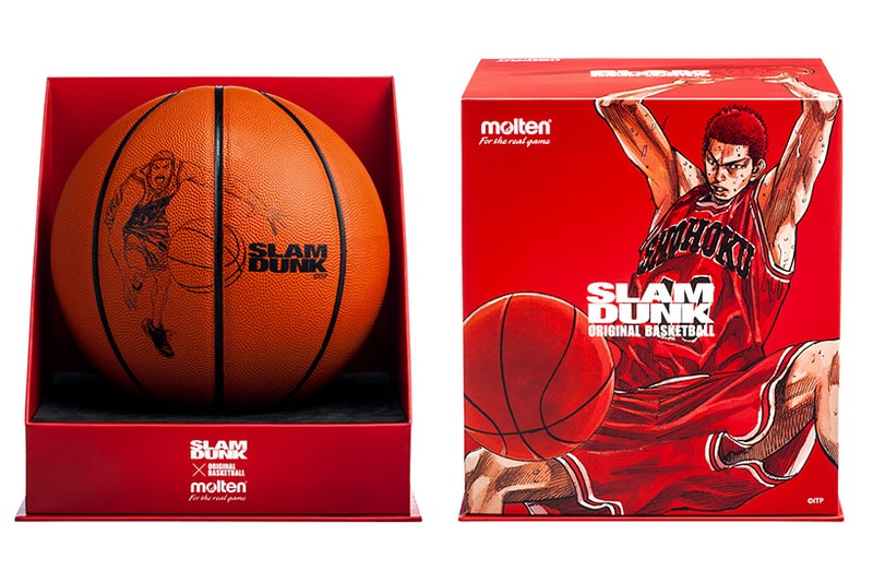 《Slam Dunk》x molten 推出限量版櫻木花道籃球