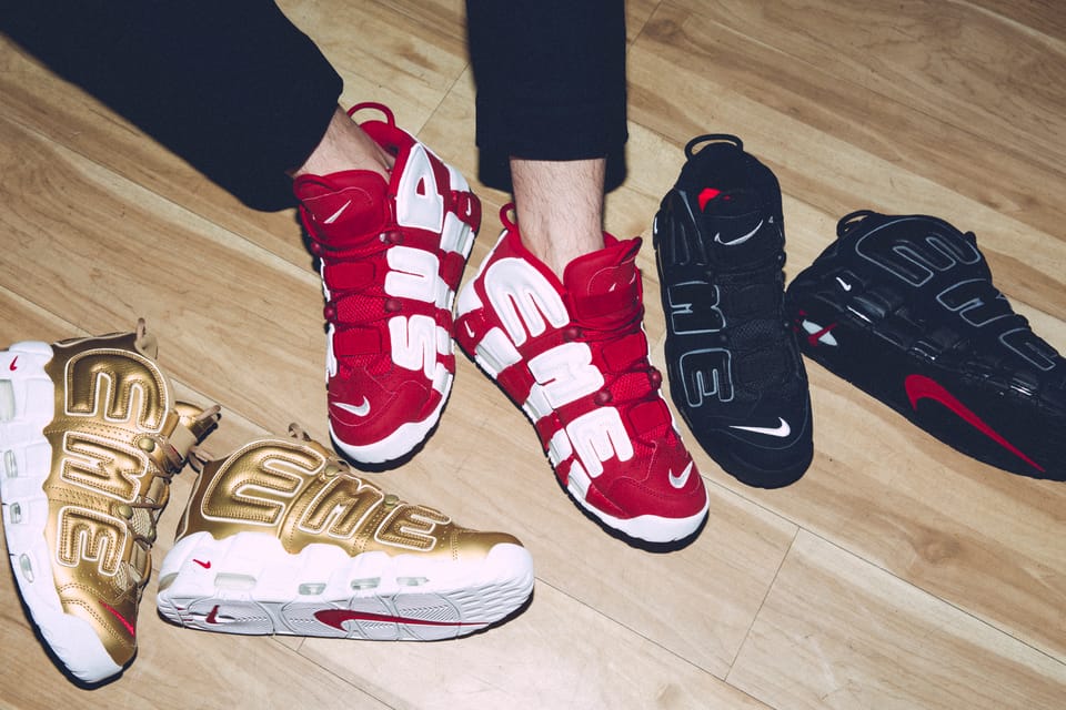 細節近賞- Supreme x Nike Air More Uptempo | HYPEBEAST