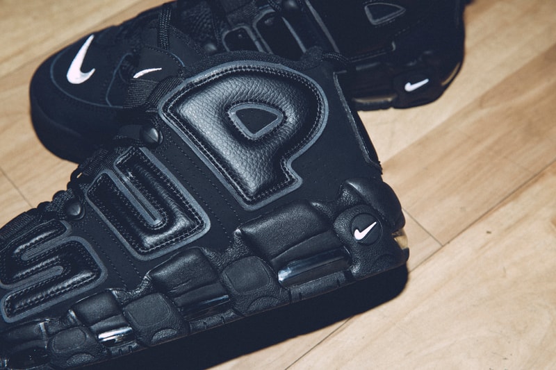 細節近賞 - Supreme x Nike Air More Uptempo