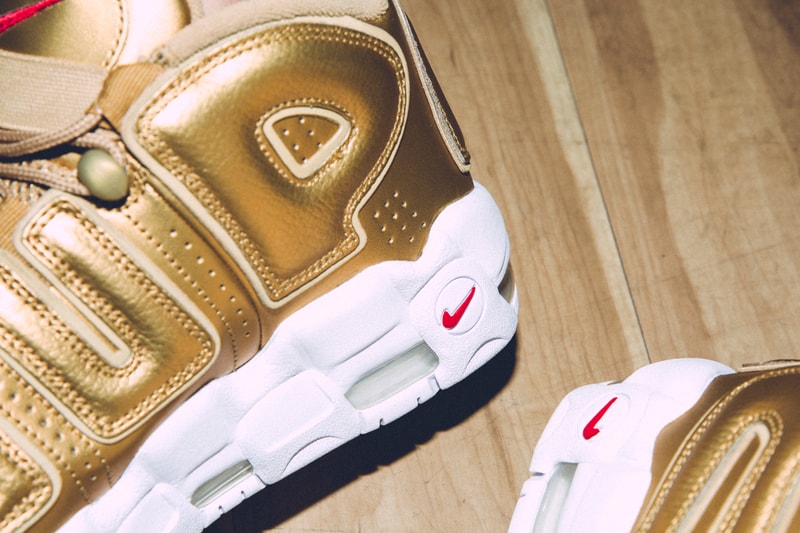 細節近賞 - Supreme x Nike Air More Uptempo