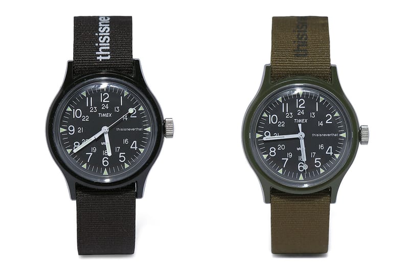 thisisneverthat 與 Timex 推出聯乘 Camper 腕錶