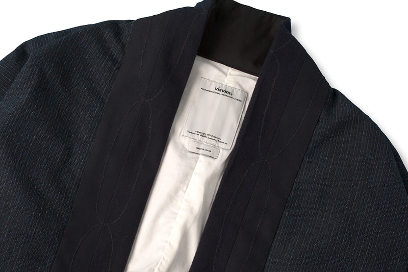 visvim RUUNPE COAT PINSTRIPE