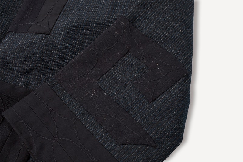 visvim RUUNPE COAT PINSTRIPE