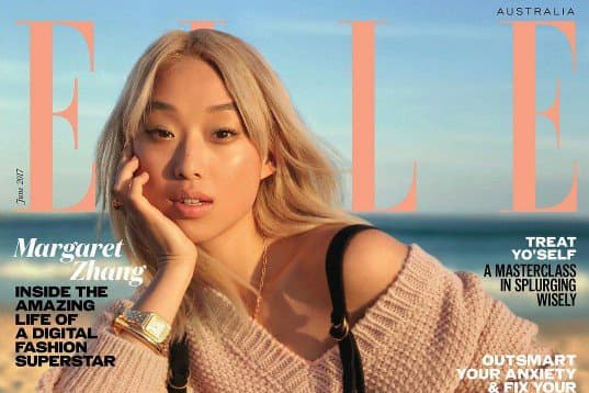 澳洲知名 Blogger Margaret Zhang 以 iPhone 拍攝照片登上《ELLE》封面