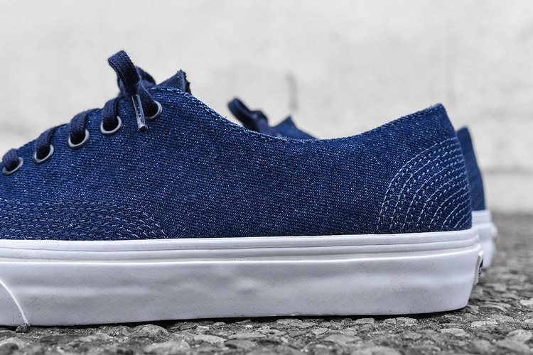 Vans 打造丹寧布一體成形 Authentic