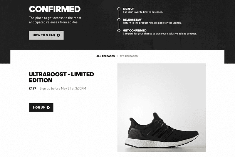 adidas Confirmed online