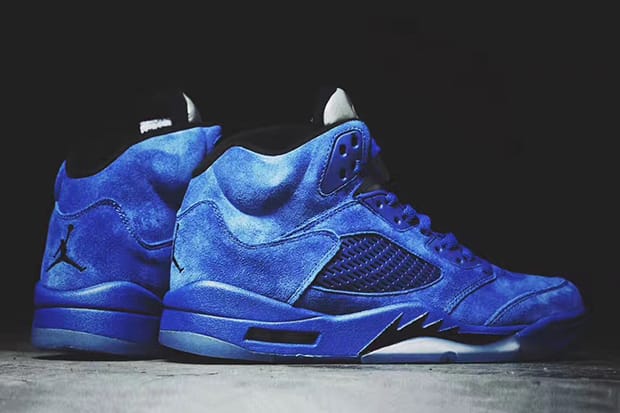 jordan 5 blue suede release date