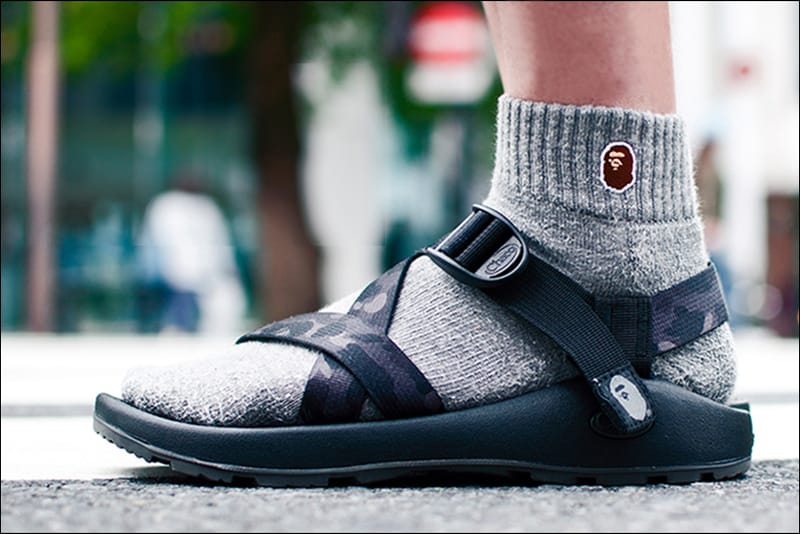 A BATHING APE® x Chaco 聯乘戶外涼履