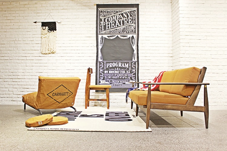 Carhartt WIP x JOURNAL STANDARD FURNITURE 10 周年別注傢品企劃