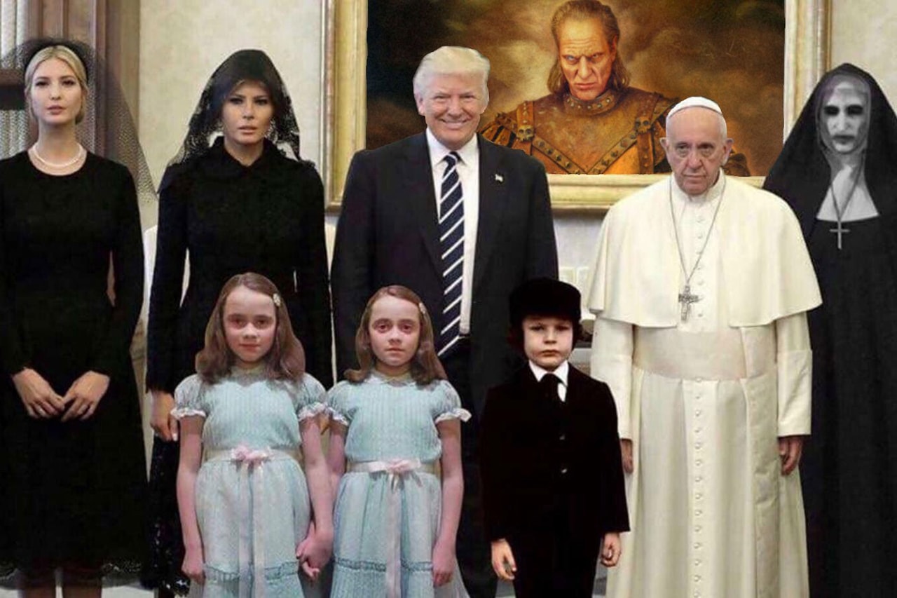 Donald Trump 與 Pope Francis 合照遭網友瘋狂改圖