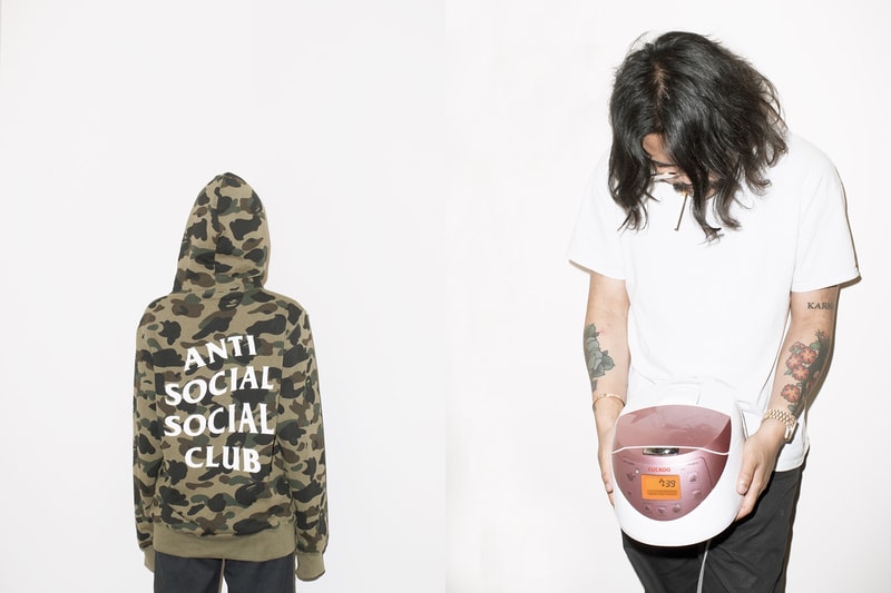 A Bathing Ape x Anti Social Social Club 聯乘系列 Lookbook