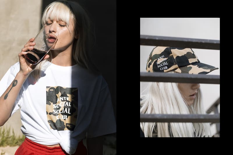 A Bathing Ape x Anti Social Social Club 聯乘系列 Lookbook