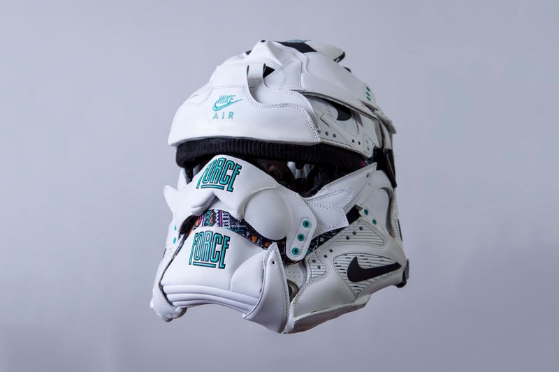 以球鞋製作而成的《Star Wars》白兵面具