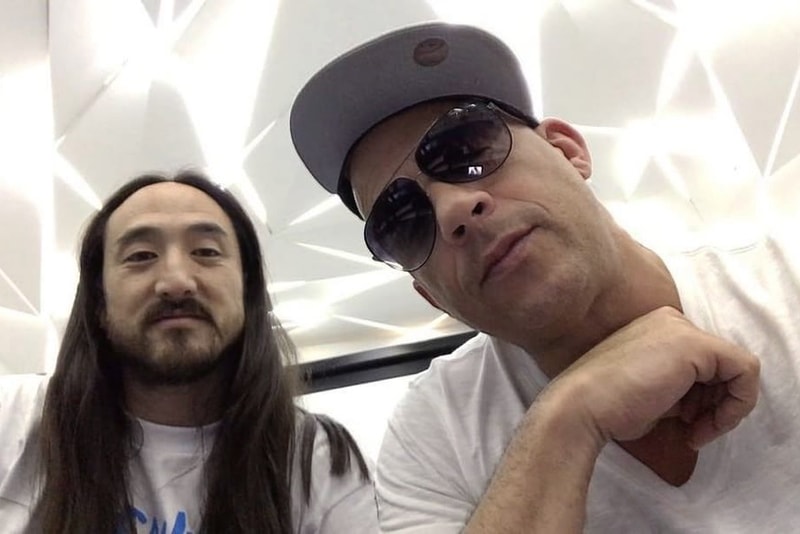 Vin Diesel Has Recorded a "Monster Track" That Brought Him to Tears, In collaboration with Steve Aoki.