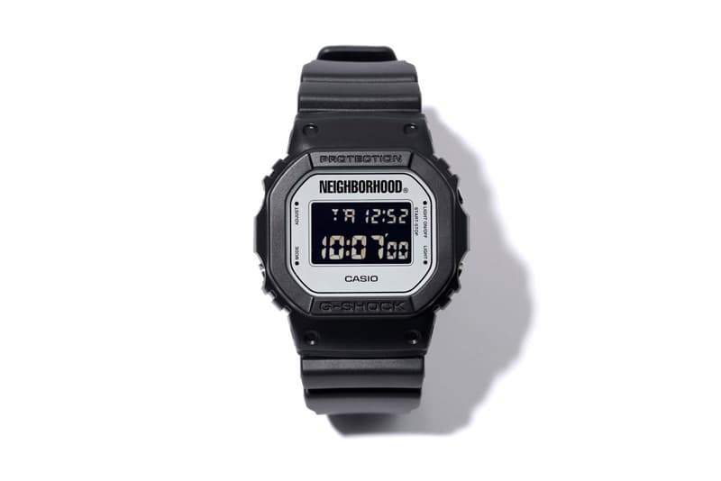 NEIGHBORHOOD x G-SHOCK DW-5600 Launch