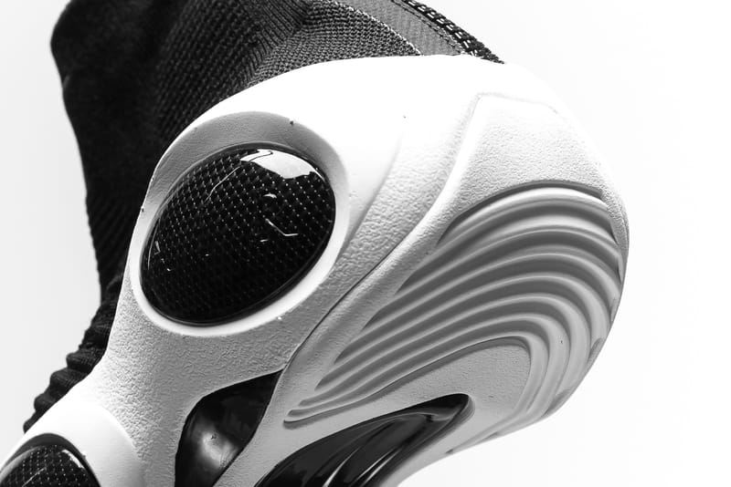 nike flight bonafide black and white