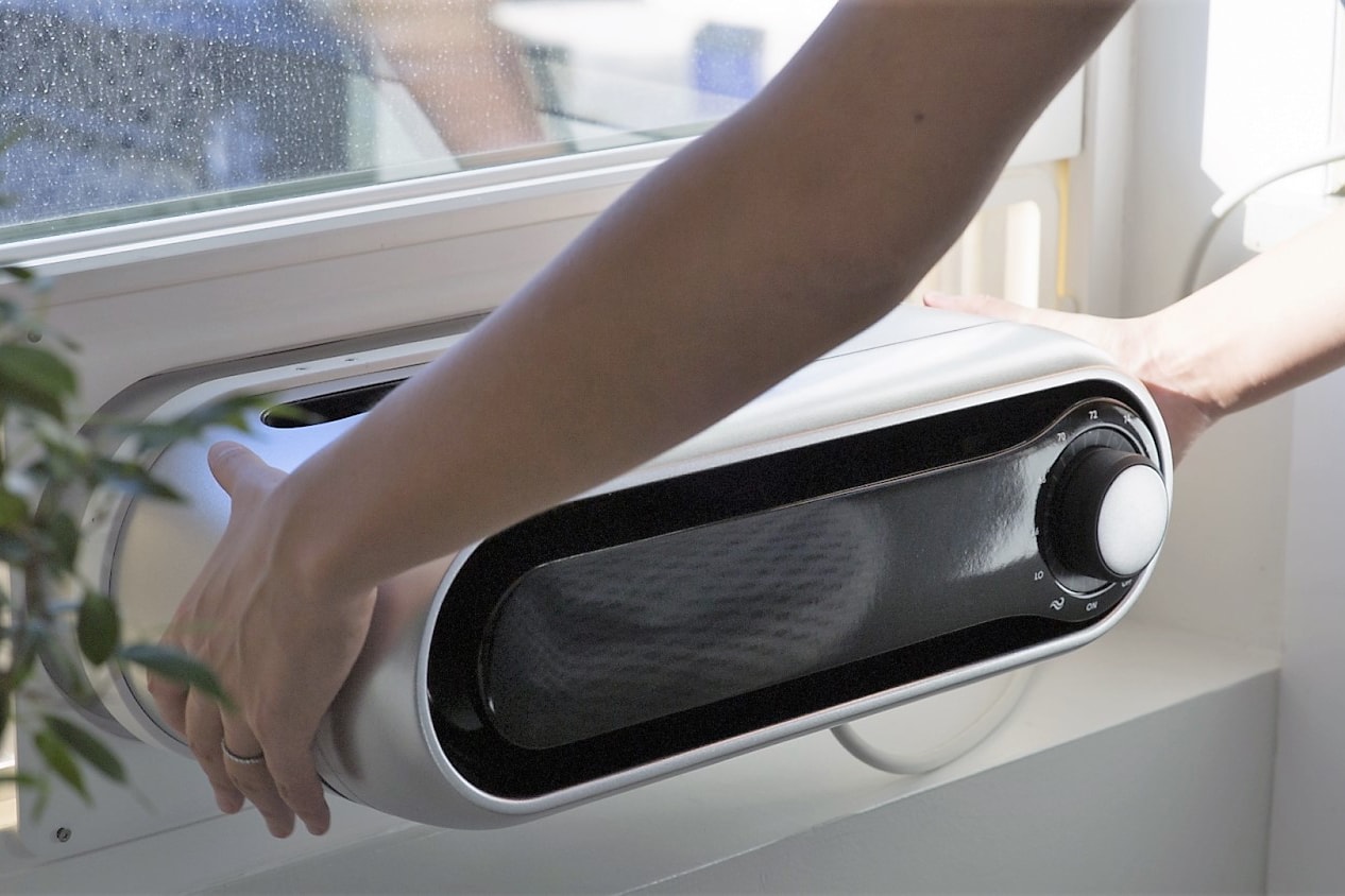 富設計感外型之簡易安裝空調「Noria」快將誕生