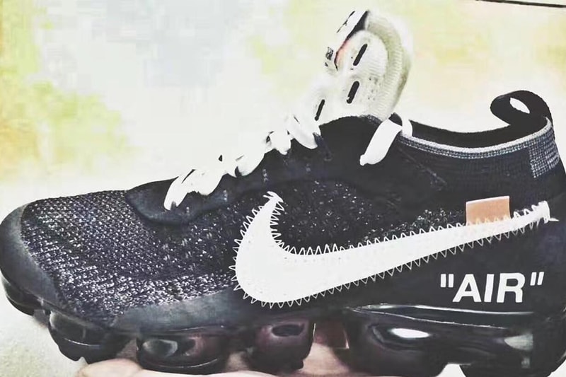OFF-WHITE x Nike Air VaporMax 聯乘實物諜照流出
